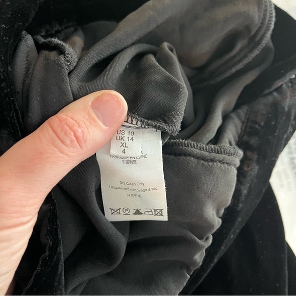 SLEEPING WITH JACQUES x FREE PEOPLE Dinner Party Wide-Leg Velvet Pants - Picture 11 of 13